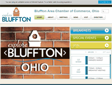 Tablet Screenshot of explorebluffton.com